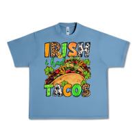 Pebble Blue St. Patrick's Irish i had tacos Urban Heavy Tee - OliviaCreatesArt
