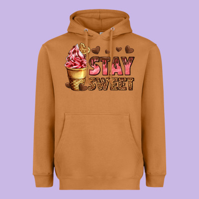 Stay Sweet Heavyweight Hoodie Designed By Adodesignshop