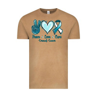 Vintage Camel Peace Love Cure Cervical Cancer Vintage Tee - Jasminsmagicworld