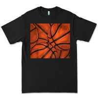 Black distressed basketball pattern Premium Tee - TumblerDesignByShophia