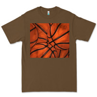 Cacao distressed basketball pattern Premium Tee - TumblerDesignByShophia