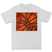 Dove Grey distressed basketball pattern Premium Tee - TumblerDesignByShophia