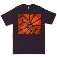 Plum distressed basketball pattern Premium Tee - TumblerDesignByShophia