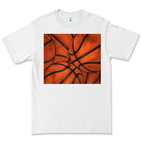 White distressed basketball pattern Premium Tee - TumblerDesignByShophia