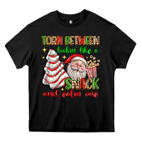 Black torn between lookin' like a snack and eatin' one Heavy Core Tee - texasbilliewilder