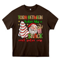 Chocolate Brown torn between lookin' like a snack and eatin' one Heavy Core Tee - texasbilliewilder