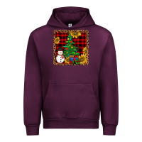 Mauve Wine snowman trees coaster Urban Hoodie - JahusDesignShop
