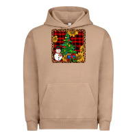 Pigment Burro snowman trees coaster Urban Hoodie - JahusDesignShop