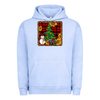 Pigment Grape Ice snowman trees coaster Urban Hoodie - JahusDesignShop