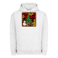 Pigment Lunar Rock snowman trees coaster Urban Hoodie - JahusDesignShop