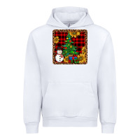 White snowman trees coaster Urban Hoodie - JahusDesignShop