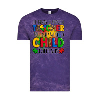 Cloud Purple it takes a special teacher to hear what a child can't say Vintage Tee - OliviaCreatesArt
