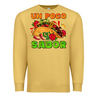 Antique Gold un poco sabor with taco and pepper Premium Sweatshirt - AdoDesignShop