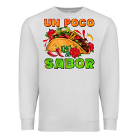 Dove Grey un poco sabor with taco and pepper Premium Sweatshirt - AdoDesignShop