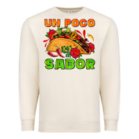 Sandshell un poco sabor with taco and pepper Premium Sweatshirt - AdoDesignShop