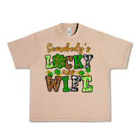 Burro St. Patrick's Somebody’s lucky ass wife Urban Heavy Tee - OliviaCreatesArt