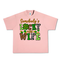 St. Patrick's Somebody’s Lucky Ass Wife Urban Heavy Tee | Teevron