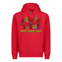 Red happy crawdi gras mardi gras carnival Premium Hoodie - Jasminsmagicworld