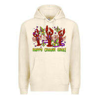 Sandshell happy crawdi gras mardi gras carnival Premium Hoodie - Jasminsmagicworld