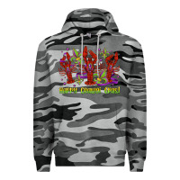Slate Camo happy crawdi gras mardi gras carnival Premium Hoodie - Jasminsmagicworld