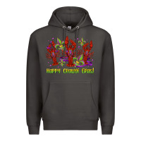 Smoke happy crawdi gras mardi gras carnival Premium Hoodie - Jasminsmagicworld