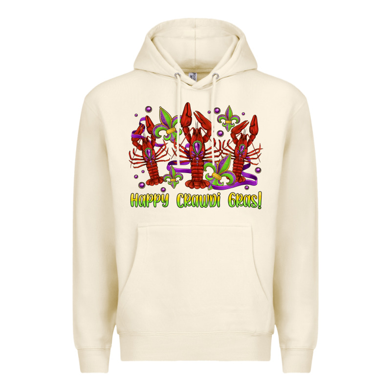 Happy Crawdi Gras Mardi Gras Carnival Premium Hoodie by Jasminsmagicworld | Teevron