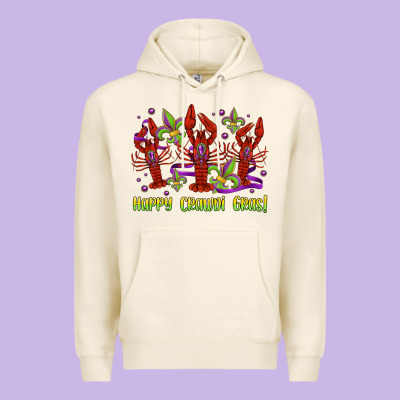 Happy Crawdi Gras Mardi Gras Carnival Premium Hoodie Designed By Jasminsmagicworld