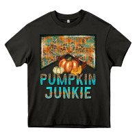 Asphalt Pumpkin junkie Heavy Core Tee - NancyCooperArtShop