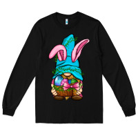 Easter Wicker Basket Gnome Long Sleeve Tee | Teevron