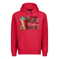 Cardinal I Run On Coffee And Christmas Cheers Premium Hoodie - CowhideDigitalArt
