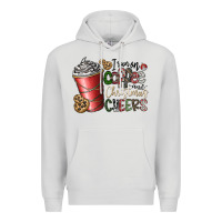 I Run On Coffee And Christmas Cheers Premium Hoodie | Teevron