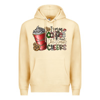 Pina Colada I Run On Coffee And Christmas Cheers Premium Hoodie - CowhideDigitalArt