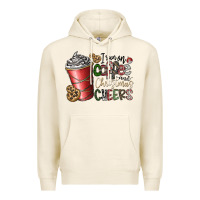 Tofu I Run On Coffee And Christmas Cheers Premium Hoodie - CowhideDigitalArt