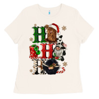 Bone ho ho ho heifer cow gnomies Ladies Tee - CowGirlArtShop