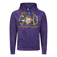 Cloud Purple with god all things are possible with baby jesus bbs Vintage Hoodie - BundleAndBundleShop