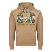 Vintage Coffee with god all things are possible with baby jesus bbs Vintage Hoodie - BundleAndBundleShop
