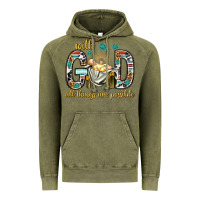 Vintage Olive with god all things are possible with baby jesus bbs Vintage Hoodie - BundleAndBundleShop