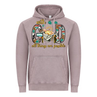 Vintage Zinc with god all things are possible with baby jesus bbs Vintage Hoodie - BundleAndBundleShop