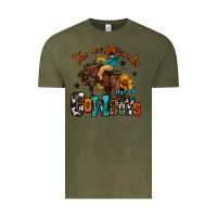 Vintage Olive the world needs more cowboys Vintage Tee - OliviaCreatesArt