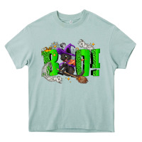 Arona Boo! with black cat Halloween Heavy Core Tee - NancyCooperArtShop