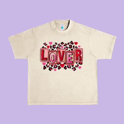 Valentine's Day Lover Urban Heavy Tee Designed By Fadigitalartstudio