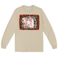 Mushroom baseball leopard background Long Sleeve Tee - RanaPortraitStore