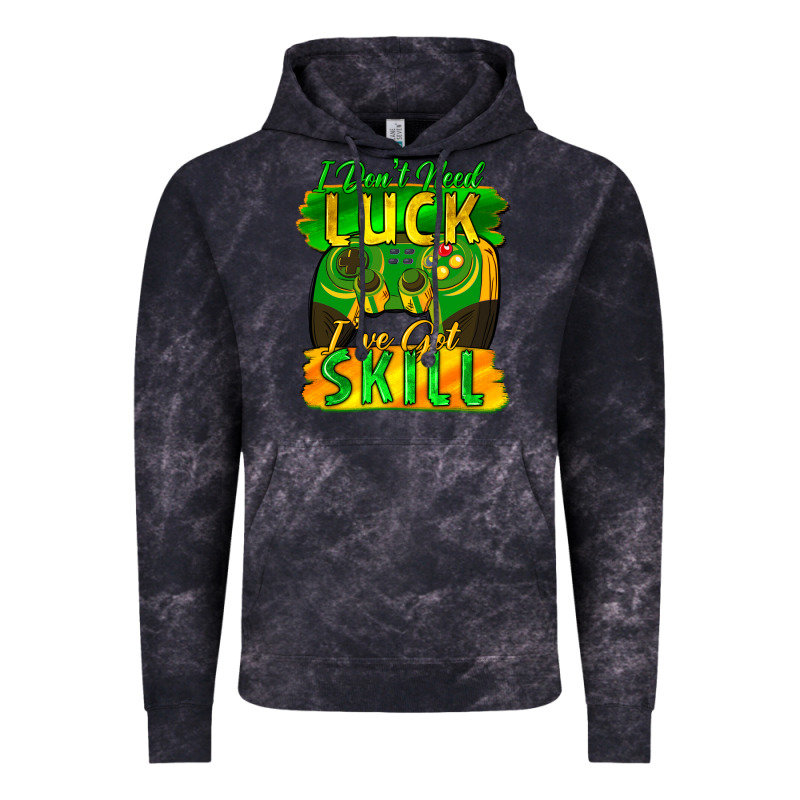 I Don't Need Luck I've Got Skill St. Patricks Day Vintage Hoodie by FaDigitalArtStudio | Teevron