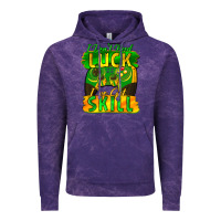 Cloud Purple I don't need luck i've got skill st. patricks day Vintage Hoodie - FaDigitalArtStudio
