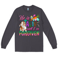 Smoke He Is Alive And I'm Forgiven Long Sleeve Tee - BundleAndBundleShop
