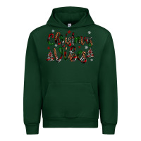 Forest Green christmas vibes Urban Hoodie - JahusDesignShop