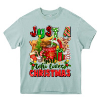 Arona just a girl who loves christmas Heavy Core Tee - texasbilliewilder