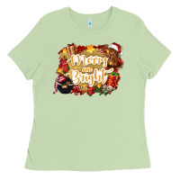 Matcha merry and bright Ladies Tee - CowGirlArtShop
