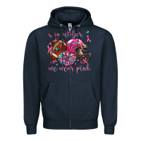 Navy in october we wear pink football Zipper Hoodie - AdoDesignShop