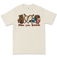 Bone Peace love Baseball Premium Tee - HowdyJamesFarm